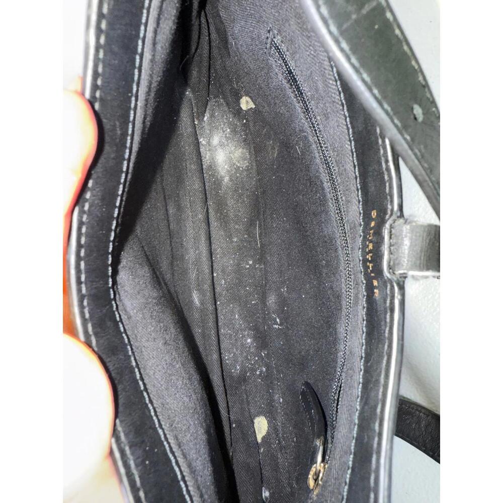 DeMellier Beige and Black Tokyo Handbag As-is Condition - Picture 12 of 15